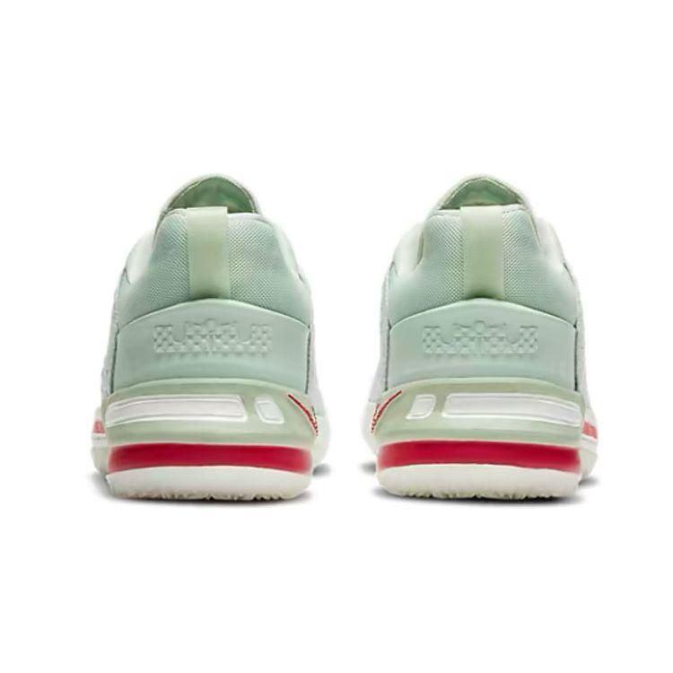 Nike Lebron 18 NRG Forbidden City Limitovaná edice Protiskluzové Tlumení Nárazů Odolné Nízké Dětské Basketbalové Boty Světle Zelené CT4713-002