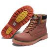 Big Factory Classic I Carter Couple Cotton Boots Men's Leather Boots Fleece Warm Casual High Top