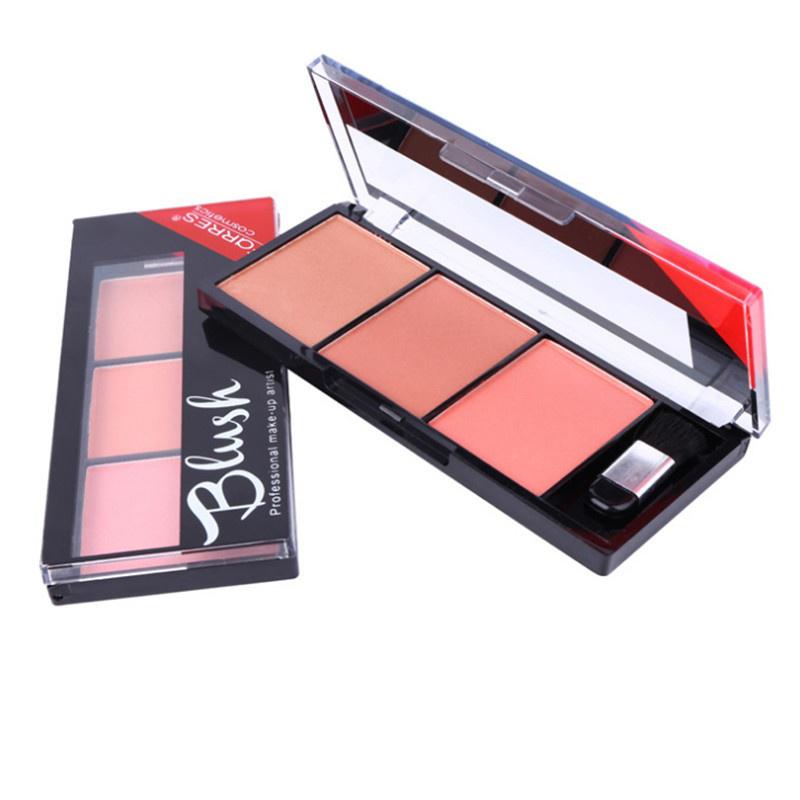 Natural Red Cheeks Cheeks Makeup Eye Shadow Make-up Powder and Blush