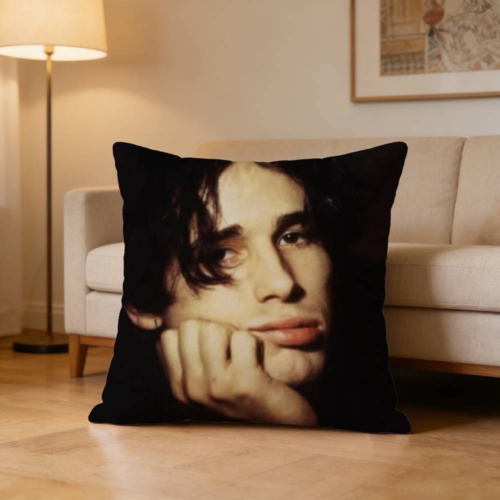 

JJeff BBuckley Pillow Case for Sofa Living Room Home office Decor Protective Cover 30x30cm