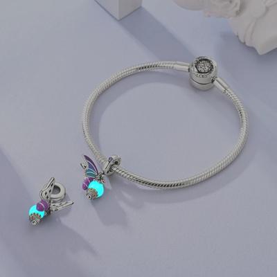 Luminous Firefly Stars Charm Fit Original New In Copper Charms Bracelets Pendants For Women Beads Diy Party Jewelry
