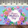 Photography Backdrop Love Rose Floral Mother's Day Anniversary Birthday Home Party Photo Background Prop