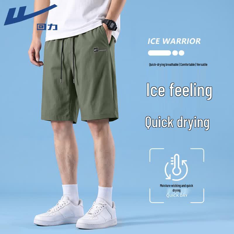 Warrior Men s Ice Silk Quick-Dry Casual Sport Shorts M