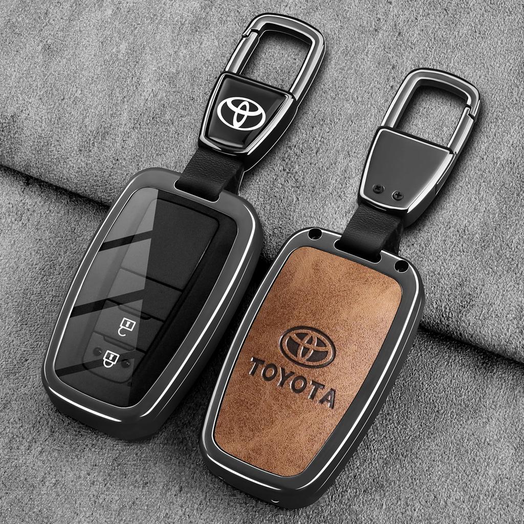 Premium Toyota Highlander Keycase 2024 Model 25 Special Edition Car Remote Control Shell with Metal Buckle Bag