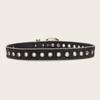 PU Belt with Shinning Adjust Pin Buckle Woman Full Sequins Waist Belts Girls Rhinestones Belt for Jeans Coat Skirt