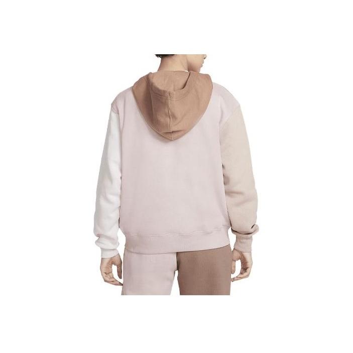 Nike Sportswear Color Block Hooded Sweatshirt Women Sweatshirts Light-Pink DJ6154-058