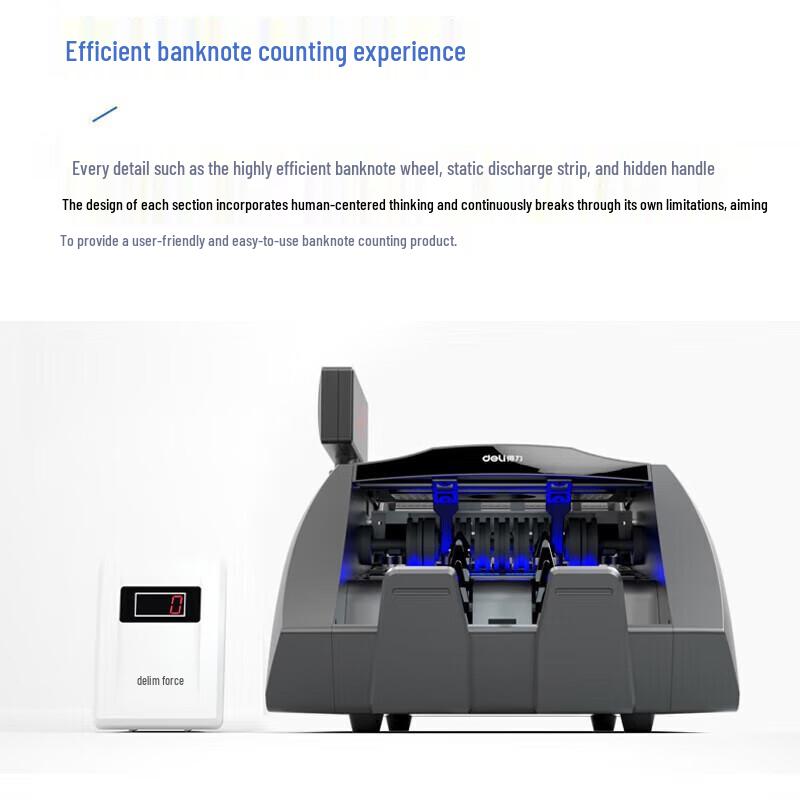 Deli 3910S Bank-Grade Money Counting Machine
