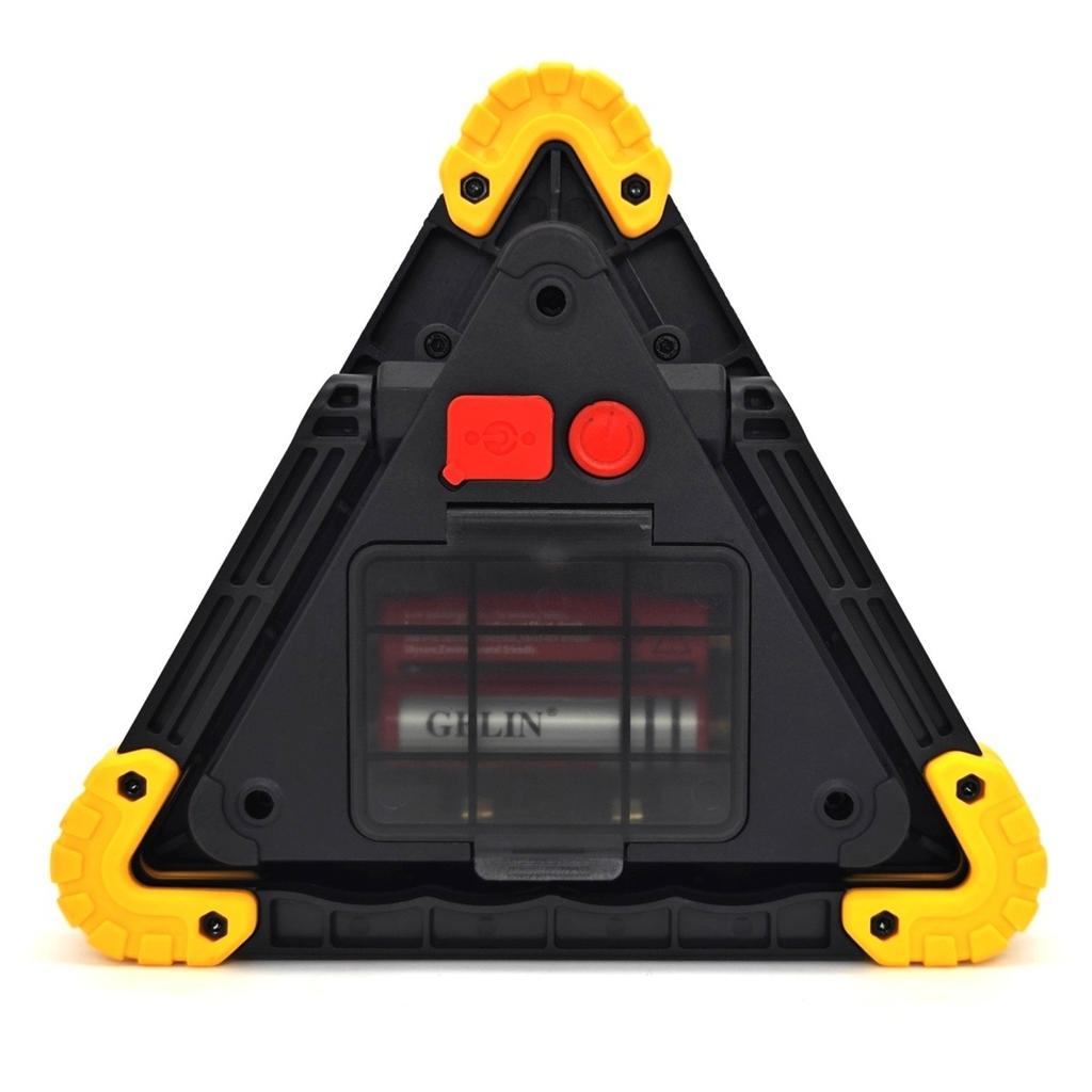 Trójkąt ostrzegawczy LED, latarka, PowerBank + akumulatory Off-Road