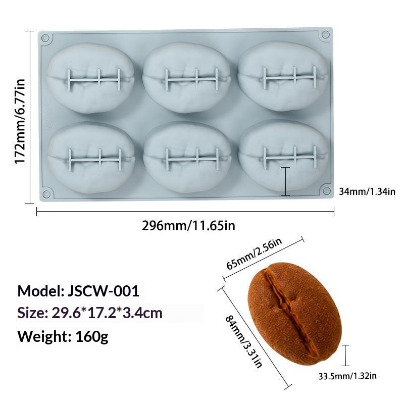 Food Grade Silicone Walnut Shaped Baking Mold Nonstick Easy Release For Chocolate Candy Dessert Making