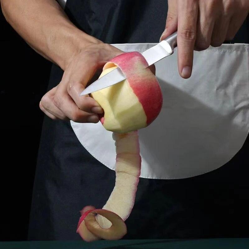 Fruktkniv Rustfritt stål Kjøkkenkniv Skærekniv Skarp kniv for skjæring Peeling Cooking Chef Kniv Kithcen tilbehør