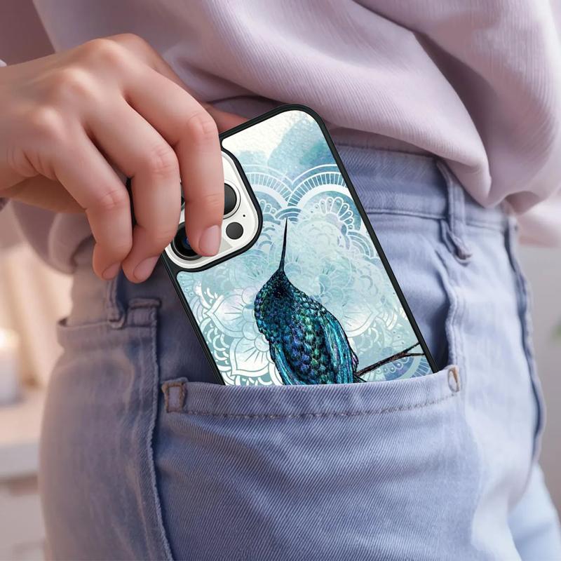 Hummingbird Phone Case For iPhone 17 Air 15 16e 14 13 Pro Max Coque 12 11 Pro Max PLUS cover