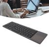 3 Folding Keyboard with Touchpad 63 Keys 10m Connection USB Charging Wireless Keyboard for Smartphone Tablet Laptop Travel