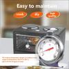 DOSJJIASL Oven Thermometer Stainless Steel Kitchen Meat Grill Microwave Thermometer Glass Dial Household Cookware Chef