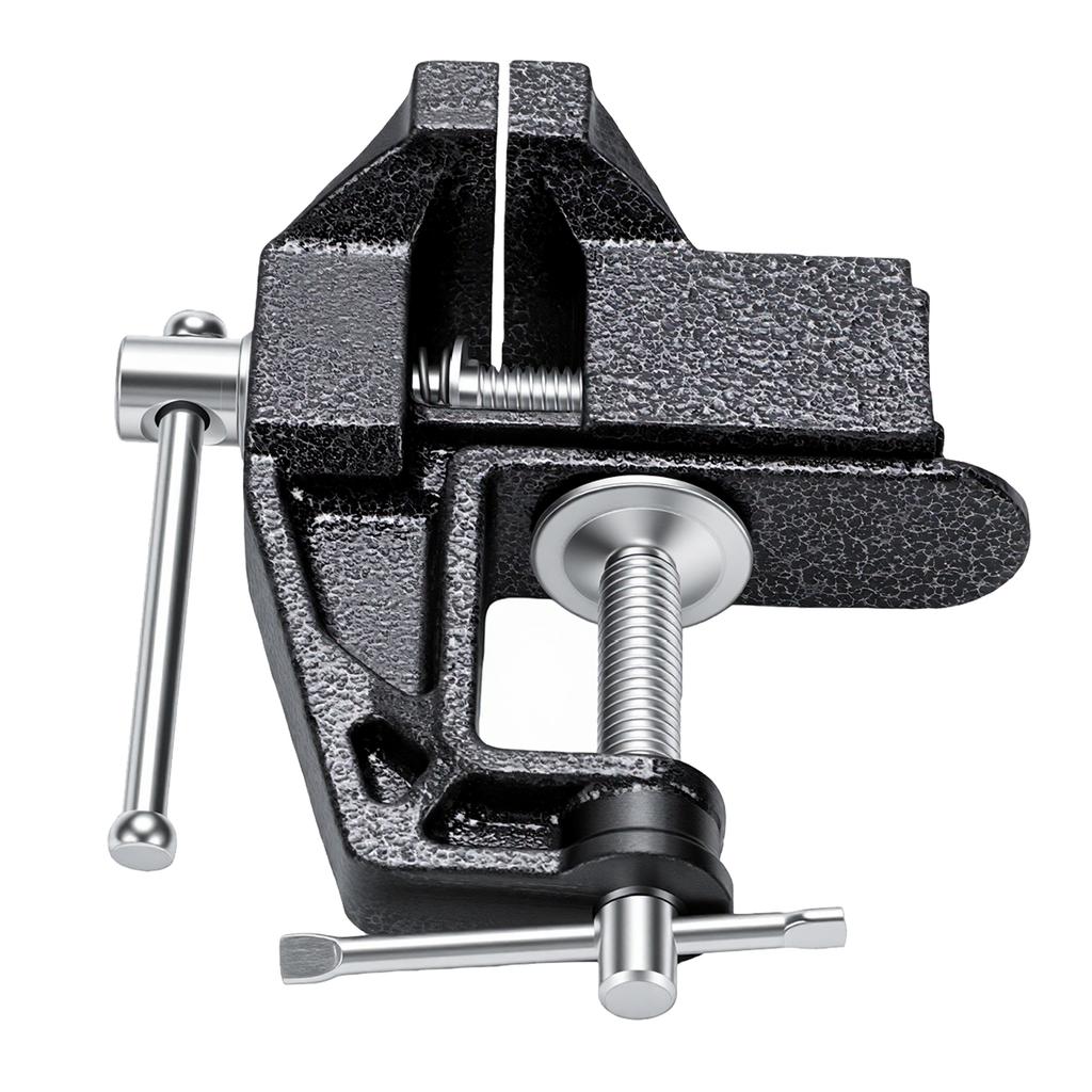 Table Clamp Small Bench Vice Fits Any Table Edge for Club Regripping Jewelry Hobby Model Making Drilling Carving