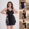 New Personalized Printing Fashion Plus Size Plus Fat Plus Women's Split Tankini Swimsuit