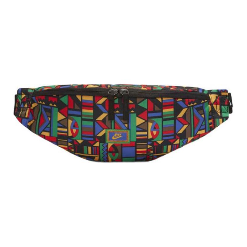 

Nike Heritage Polyester Sling Bag Crossbody Bag Fanny Pack Regular Unisex Multicolor Casual DA2155-010 разноцветный