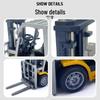 1:64 Bluetooth Mini Alloy Forklift RC Car Model Ornament Desktop Toy
