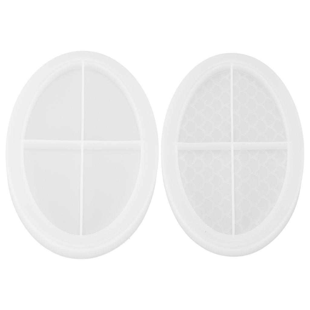 Epoxy Resin Casting Fruit Tray Mold Silicone Decorative Tray Plate DIY Mold Accessory