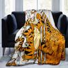 1pc. Cartoon Tiger Print Blanket, Seasonal Universal Home Decor,Soft Flannel Throw Blanket, Versatile & Cozy for Bedroom, Living Room, Trave