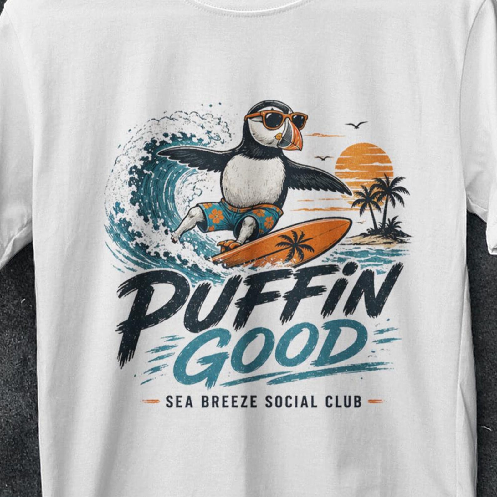 Puffin T Shirt, Bird Lover shirt, birdwatching gifts, Vintage Puffin, Bootleg shirt, Puffin Gifts, bird lover gifts, bird shirt, birtd tee S