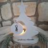 DIY Weihnachtsdekorationen Weihnachtsbaum Tonform Silikonform Bilderrahmen Silikonform Geeignet für Gips Beton Basteln