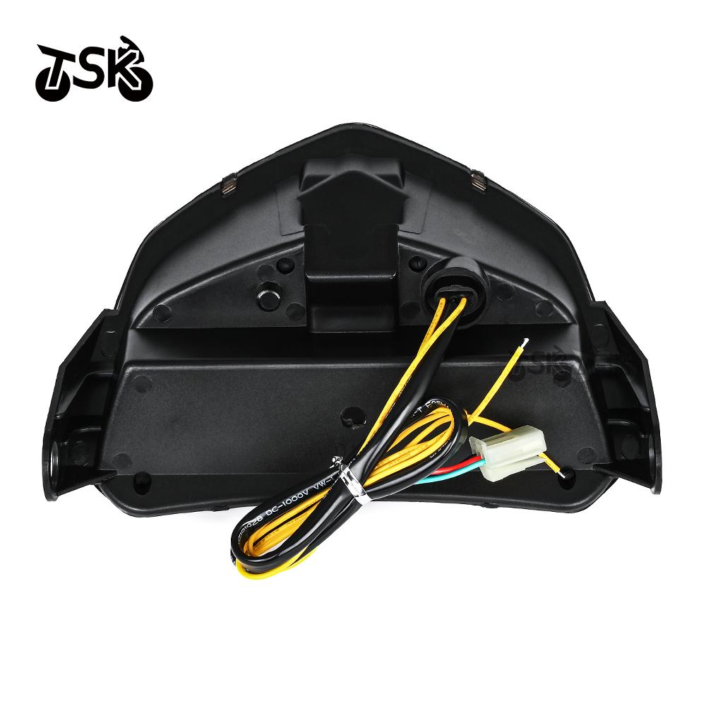 Motorcycle LED Tail Light Indicator Stop Brake Rear Warning Turn Signal Lamps Taillights for Suzuki GSXR600 GSXR750 K4 2004-2005
