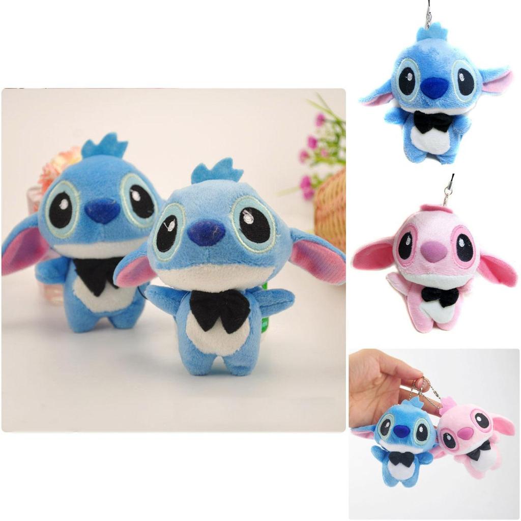 Adorable Mini Stitch Plush Doll Keychain Soft And Cuddly For All Ages