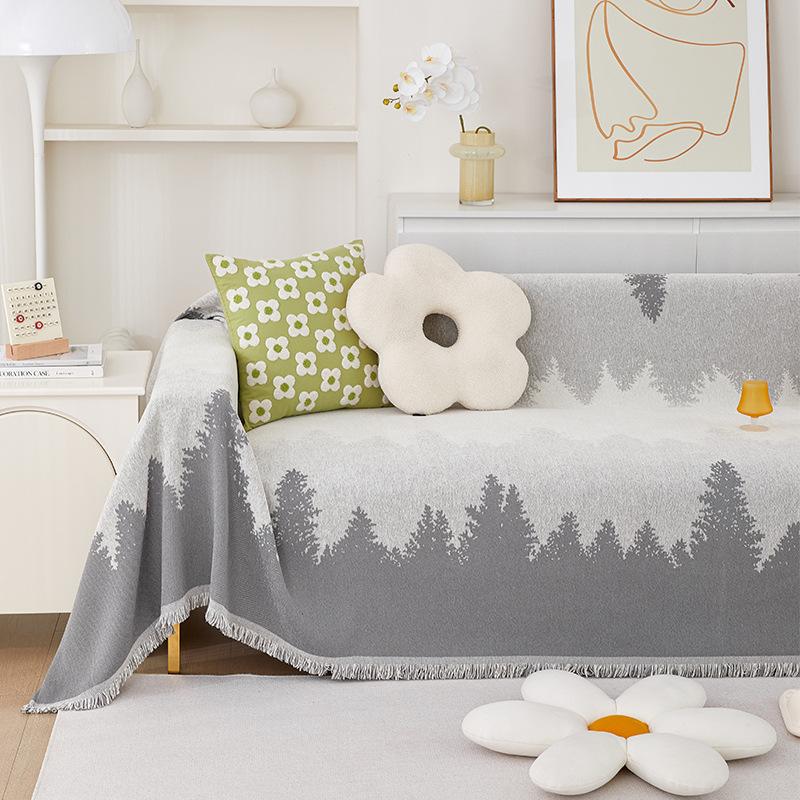 

Высококачественный чехол для дивана, полотенце, Four Seasons, универсальный пылезащитный, устойчивый к царапинам, градиентный чехол для дивана, чехол для подушки дивана, одеяло 180*130