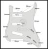 11-Hole SSS Aluminum Alloy Guitar Pickguard Panel Cover - Fits ST Electric Guitars
