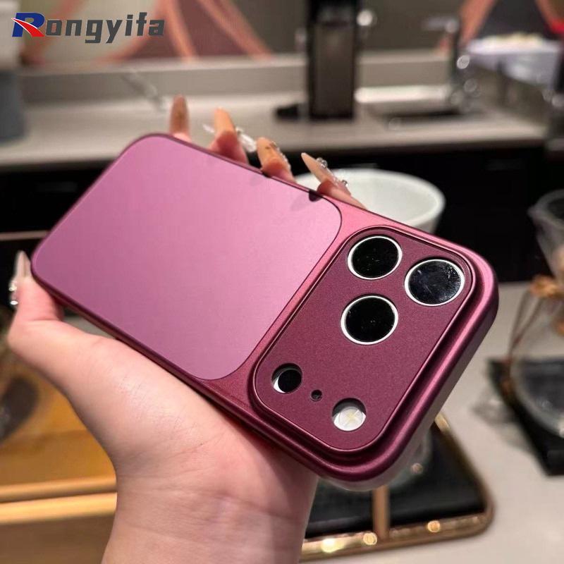 Burgundy Red Big Camera Case For Huawei Nova 15 Max 12 11 SE Pura 90 90s 80 70 Pro Plus Max Protection Luxury Matte Cover