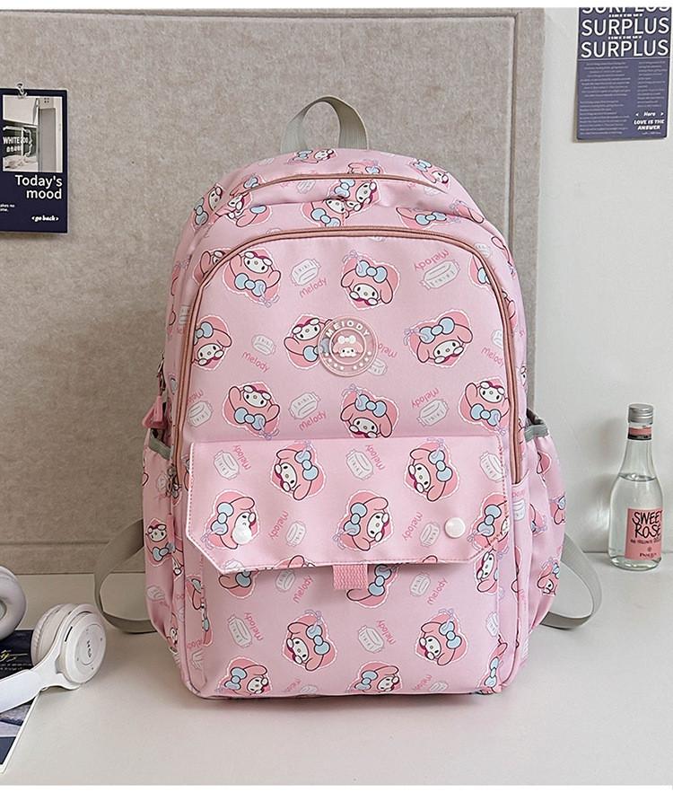 Stylish And Adorable Unisex Backpack For School Kids Featuring Cartoon Patterns And Comfortable Design Small розовый