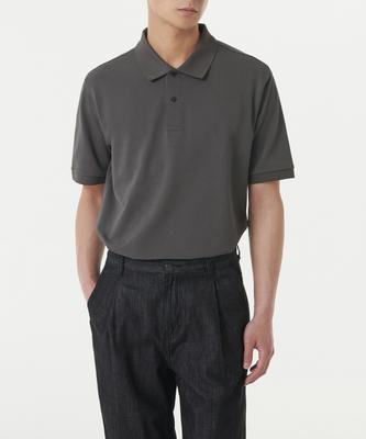 [Cooltandard] Pique Polo Shirt [Gunmetal]