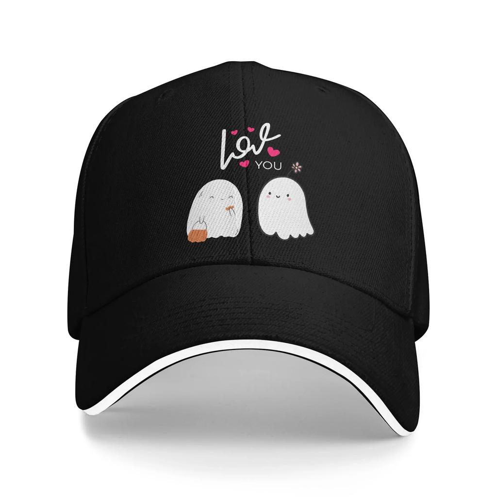 Ghost Of Disapproval Baseball Cap Love You Tennis Skate Sun-Proof Trucker Hat Women Men y2k Funny Design Baseball Caps