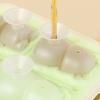 Easy Release Ice Cube Mold Little Dragon Shape Ice Cube Tray Flexible Silicone Ice Maker for Cocktails Teas Coffee