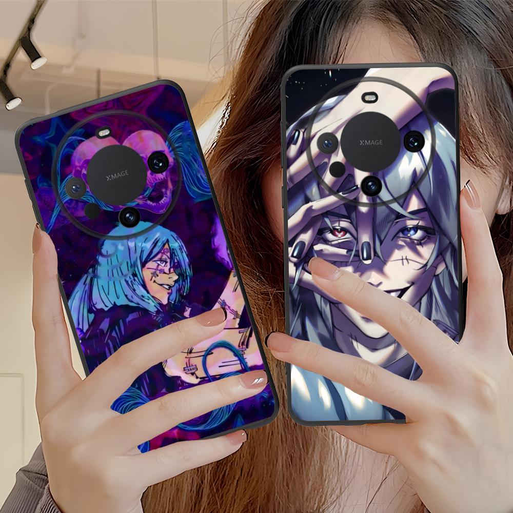 JJK Mahito Phone Case for Huawei Mate 60 50 40 30 20 10 Pro Plus Lite E 5G Soft TPU Shockproof Cover