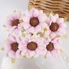 1 Bouquet Artificial Floral Vivid Practical DIY Ornamental DIY Realistic Artificial Fake Chrysanthemum Flower for Daily Life