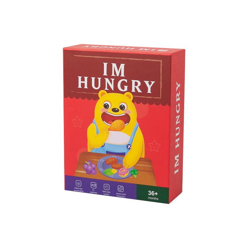 1 Set Montessori Teaching Aids Parent Child Simulation Bear Feeding Game Early Education Baby'S Fine Action Spoon Training Toy
