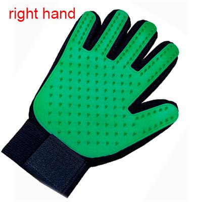 Pet Dog Cat Grooming Cleaning Brush Gloves Effective Deshedding Back Massage Animal Bathing Hair Removal Gloves Dog Combs