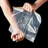 Reusable Zip Lock Bag Food Grade Transparent Storage Bag with Zipper Sealing Plastic Container Travel Freezer Camping Kitchen