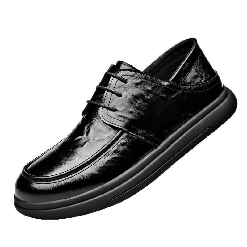 Leather Shoes Men's 2025 New Leather Business Dress Men's Shoes Korean Version of British Casual Leather Shoes