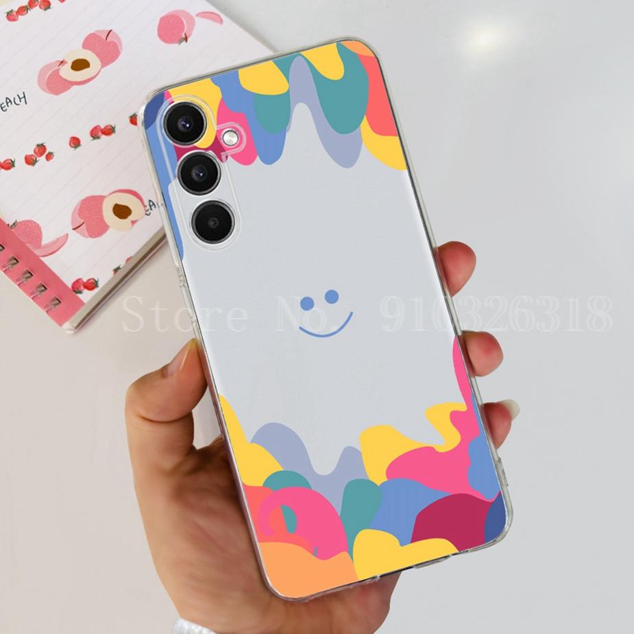 For Samsung Galaxy A14 A24 A34 A54 Case New Fashion Painted Cover Soft Silicone TPU Phone Case For Samsung A54 A 14 24 34 Fundas