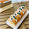 Cake roll separator paper transparent hand-held baking oil resistant square cake decorative edge holder Dessert Mousse Mat paper