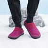 TUINANLE Dámské zimní kožešinové plyšové pantofle Pánské domácí zateplené boty Indoor Outdoor Nosit bavlněné boty