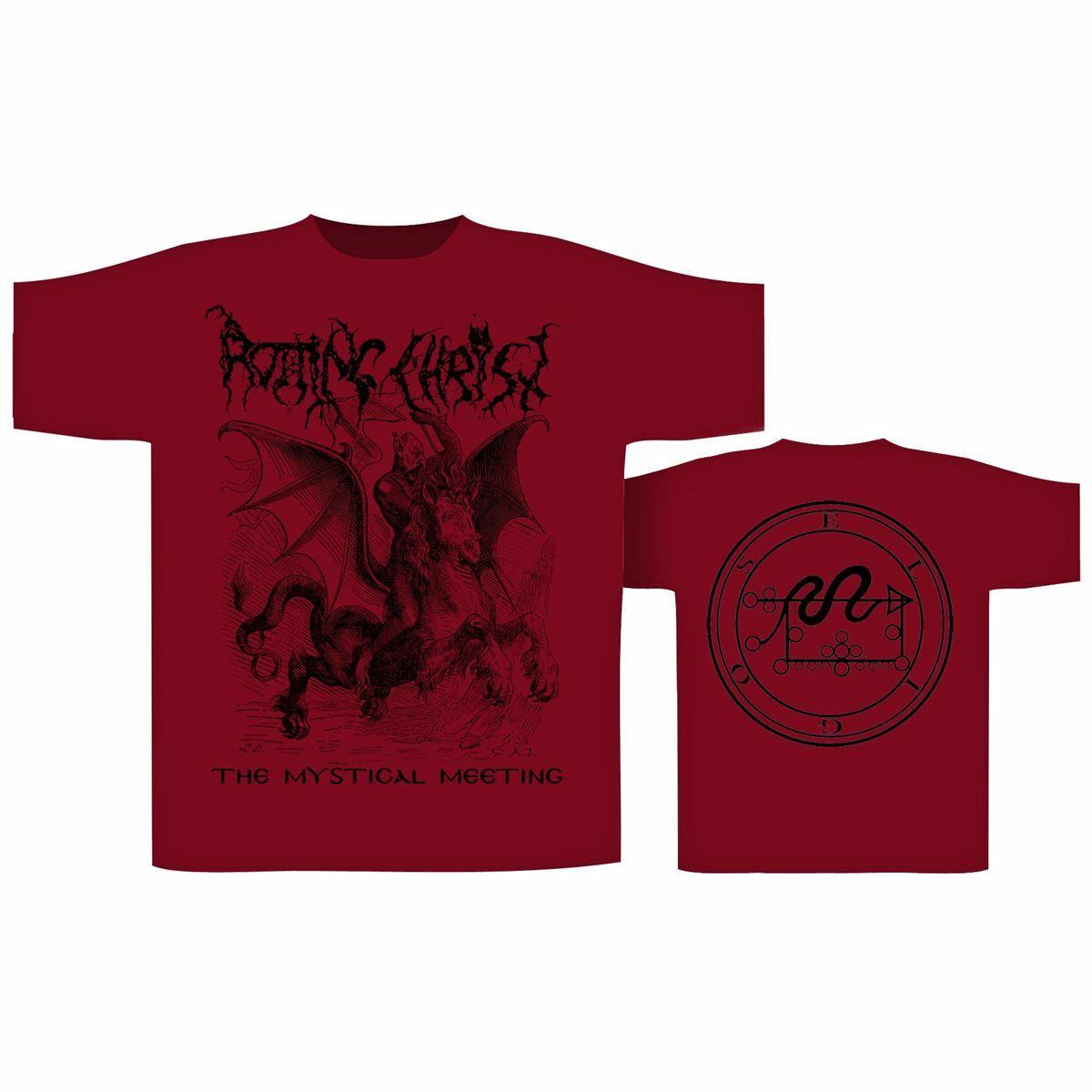 Rotting christ Mystical meeting T-Shirt BROWN NEW # OFFICIAL XXXXL