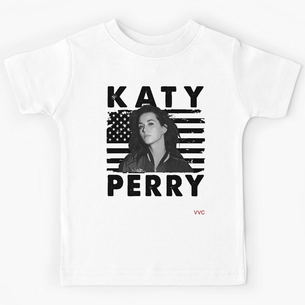 Retro American Flag Katy Perry Music Gift Es Kids T-Shirt 130