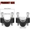 20MM Higher Handlebar Riser Mount Bracket CNC Raise Clamps Handle Bar Clamp Compatible with CFMOTO Ibex 450/Ibex 800 S/T/E 2023 2024 2025,CFMOTO Ibex