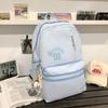 School bag Korean version of high value letters junior high school girls simple, lightweight, versatile and large capacity