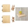 Bird Chew Toy Parrots Cage Toy Natural Wood Molar Corks Toy for Budgies Parrots Small Size Birds for Cage