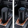 Leakproof Design Car Garbage Bin With Lid Mini Trash Can Portable Car Trash Can  for Door Storage