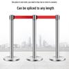 Retractable Queue Barrier